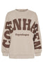Marta Du Chateau Sweatshirt - Hibiscus - Beige