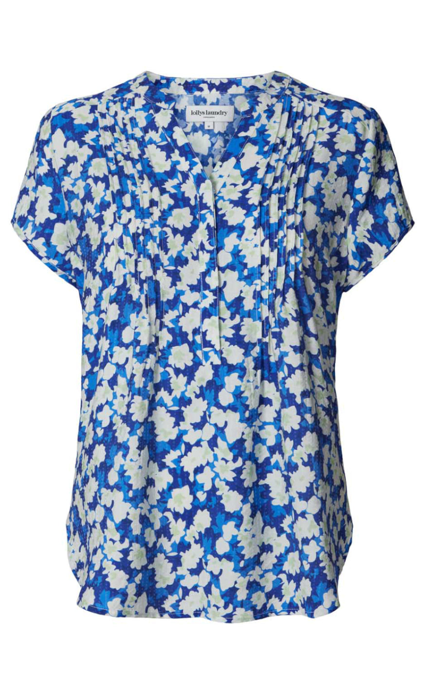Lollys Laundry Bluse - Heather - Flower Print