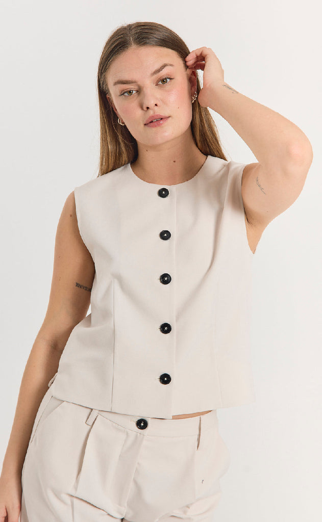 Freequent Vest - Maeve - Moonbeam