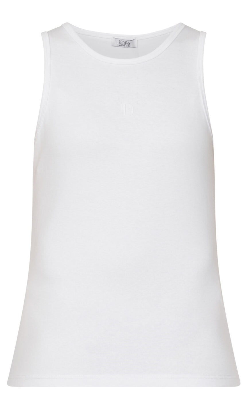 Love & Divine Topp - Love1228 - White