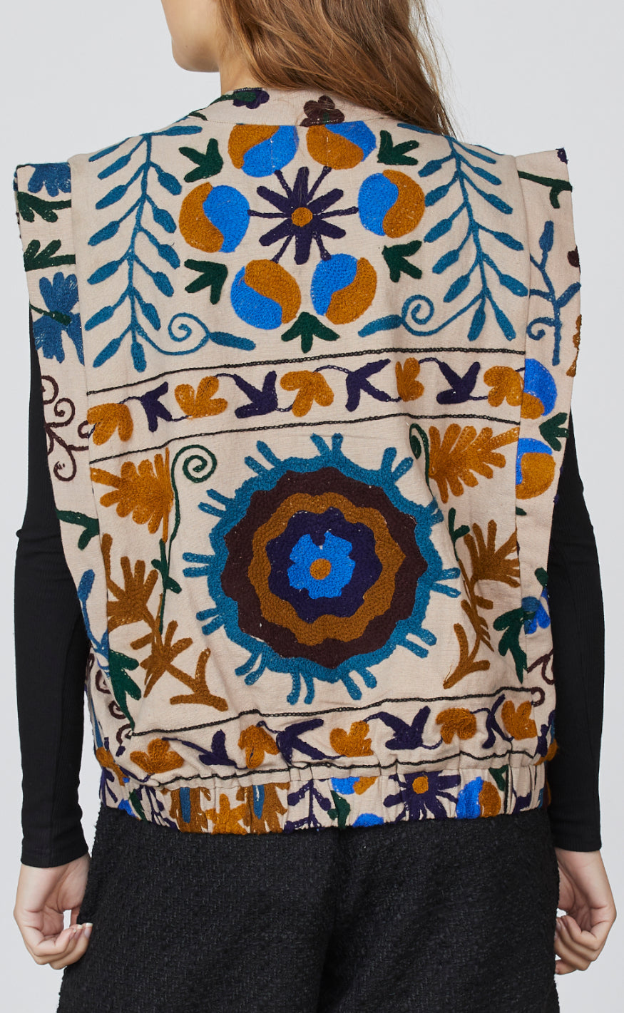 Love & Divine Vest - Love1252  -  Sand Multi