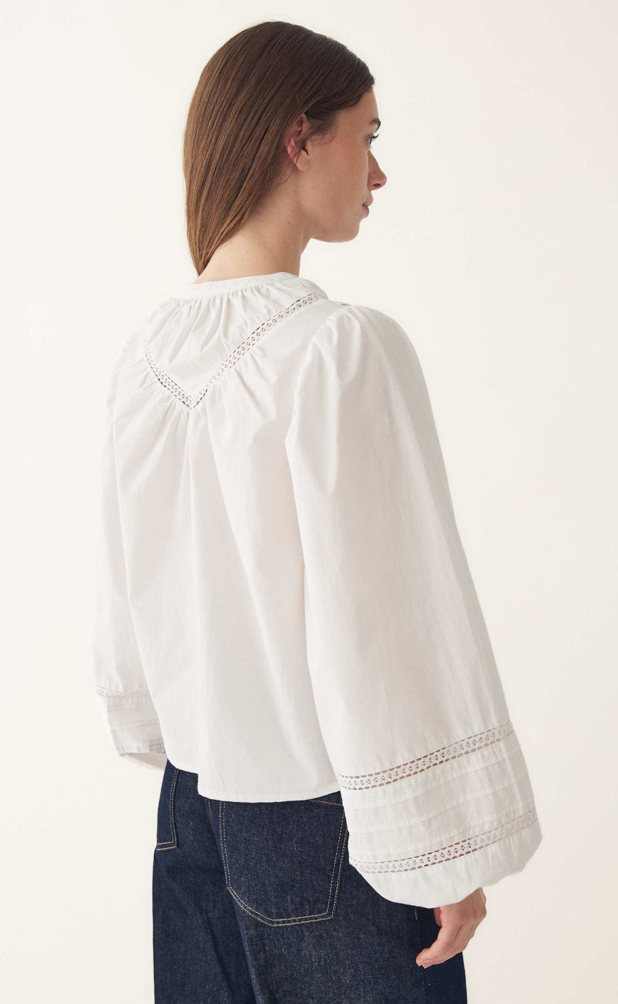 Noella Bluse - Maceline - White