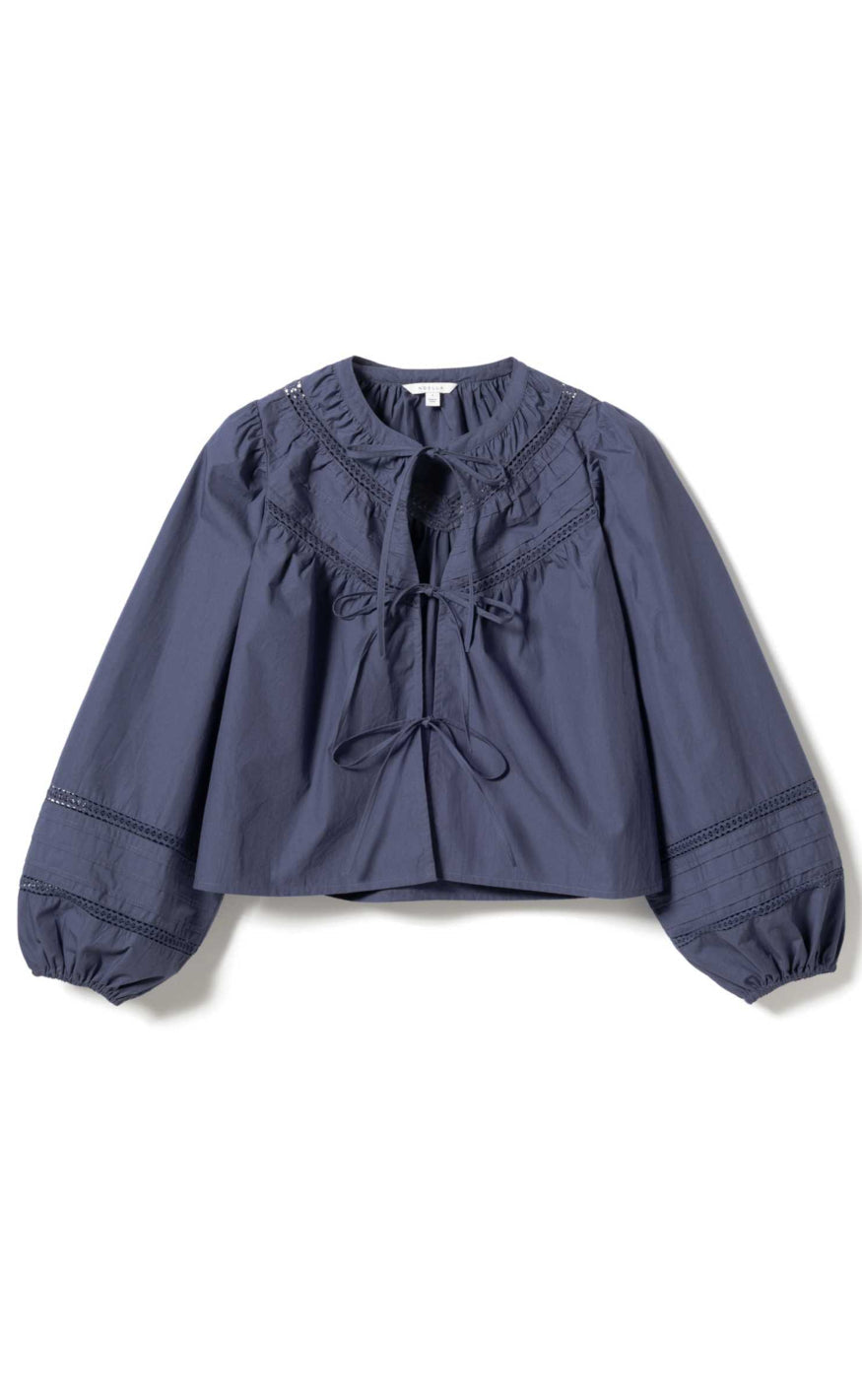 Noella Bluse - Maceline - Dusty Blue