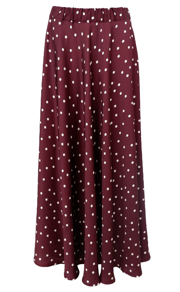 Black Colour Skjørt - Valery - Plum