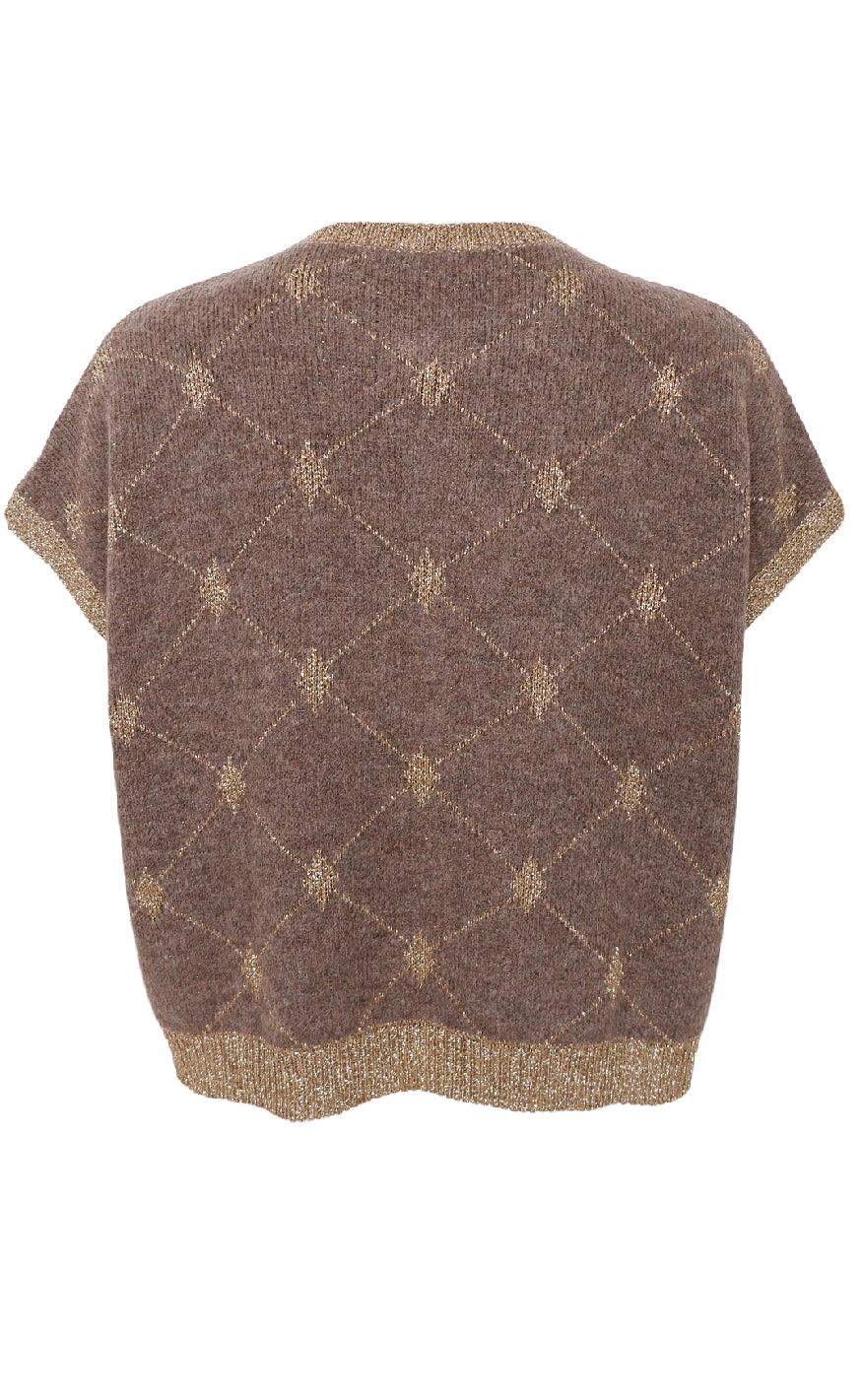 Black Colour Cardigan - Elva - Taupe