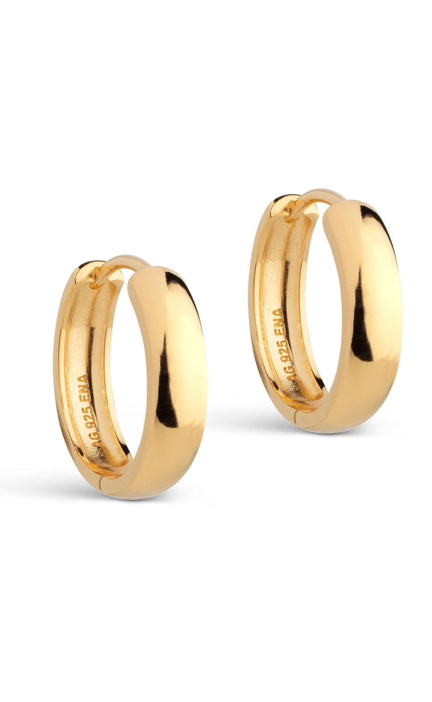 Enamel Copenhagen Øreringer - Classic 20 mm - Gold Colour