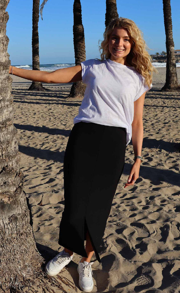 Liberte Skjørt - Henne Long - Black