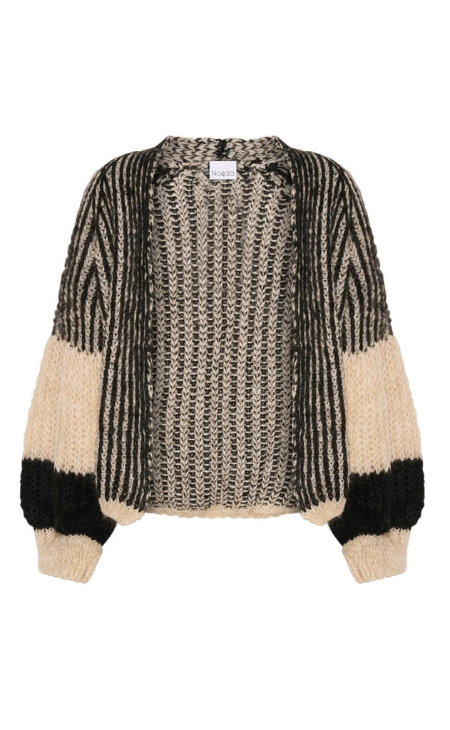 Noella Cardigan - Liana - Cream/Black