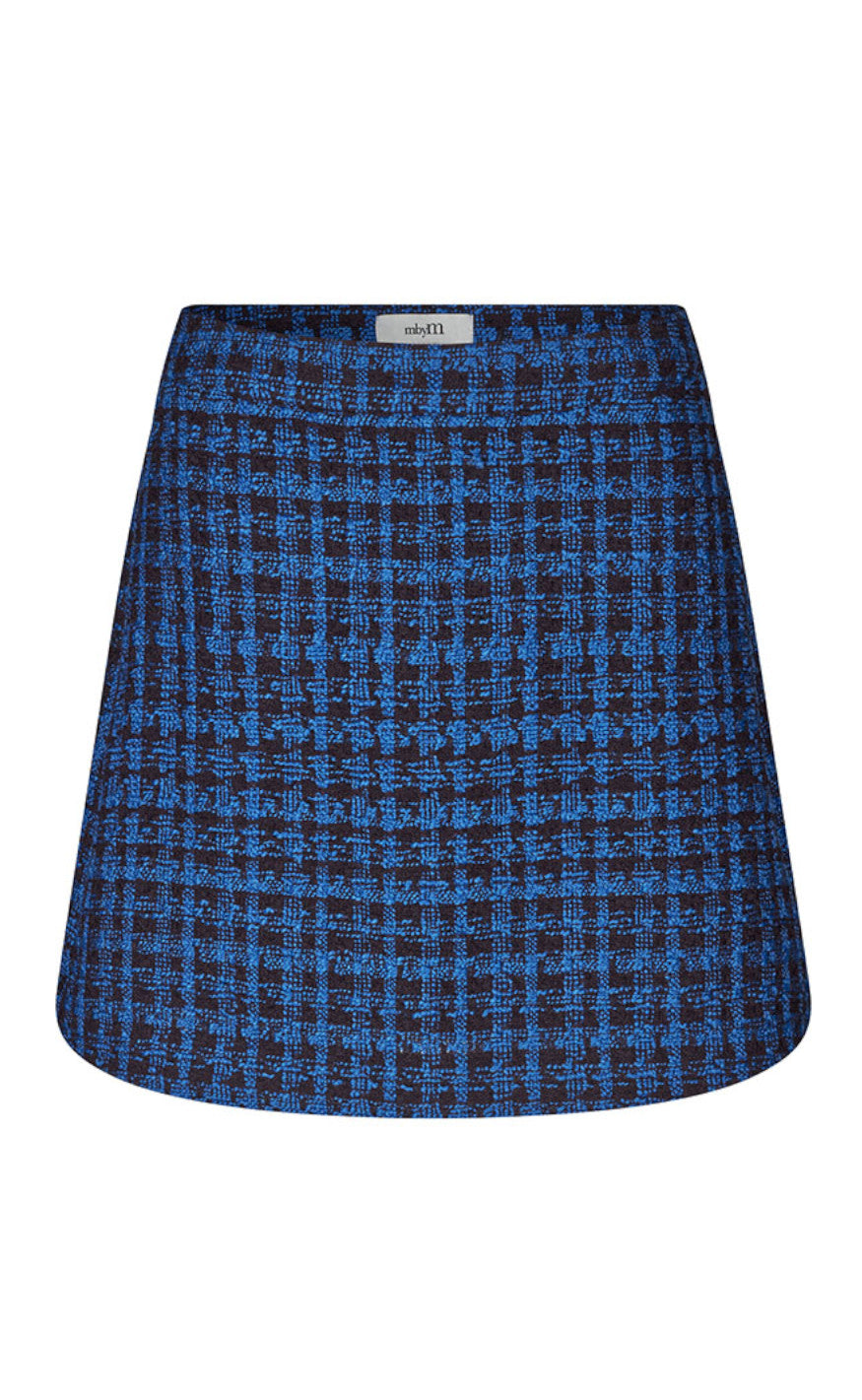 MbyM Skjørt - Pelian-M - Blue Houndstooth
