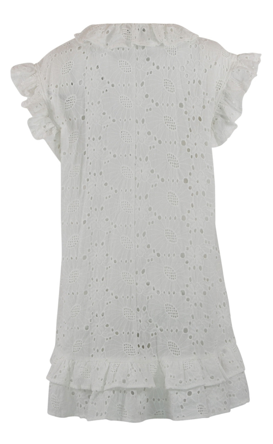 Continue Kjole - Lee Stripe - White