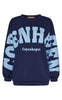Marta Du Chateau Sweatshirt - Hibiscus - Navy/Sky