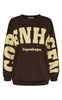 Marta Du Chateau Sweatshirt - Hibiscus - Brown/Yellow