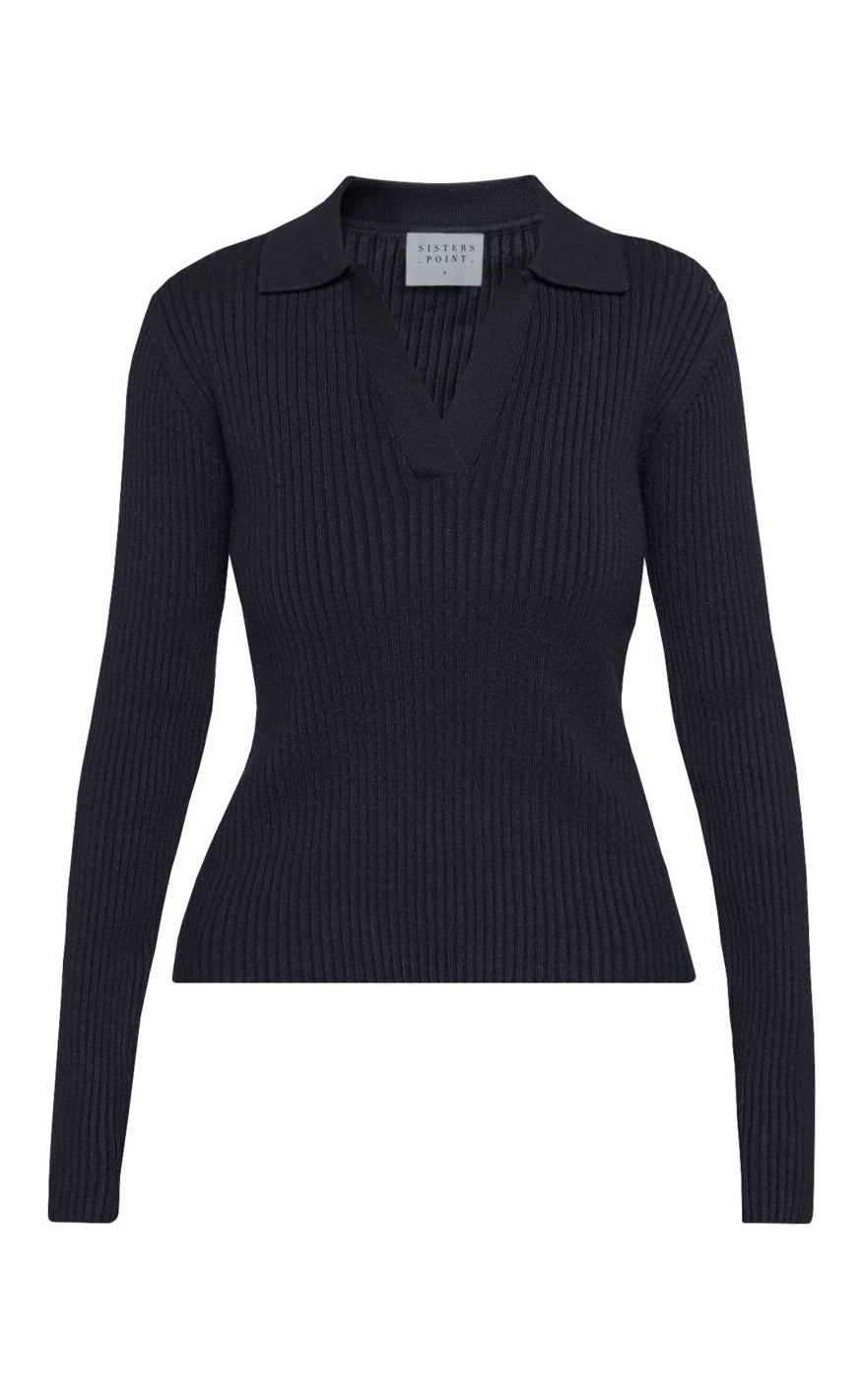 Sisters Point Bluse - Hilea-PU - Black
