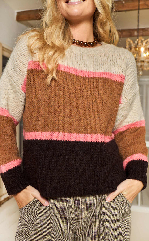 Black Colour Genser - Hildur - Camel