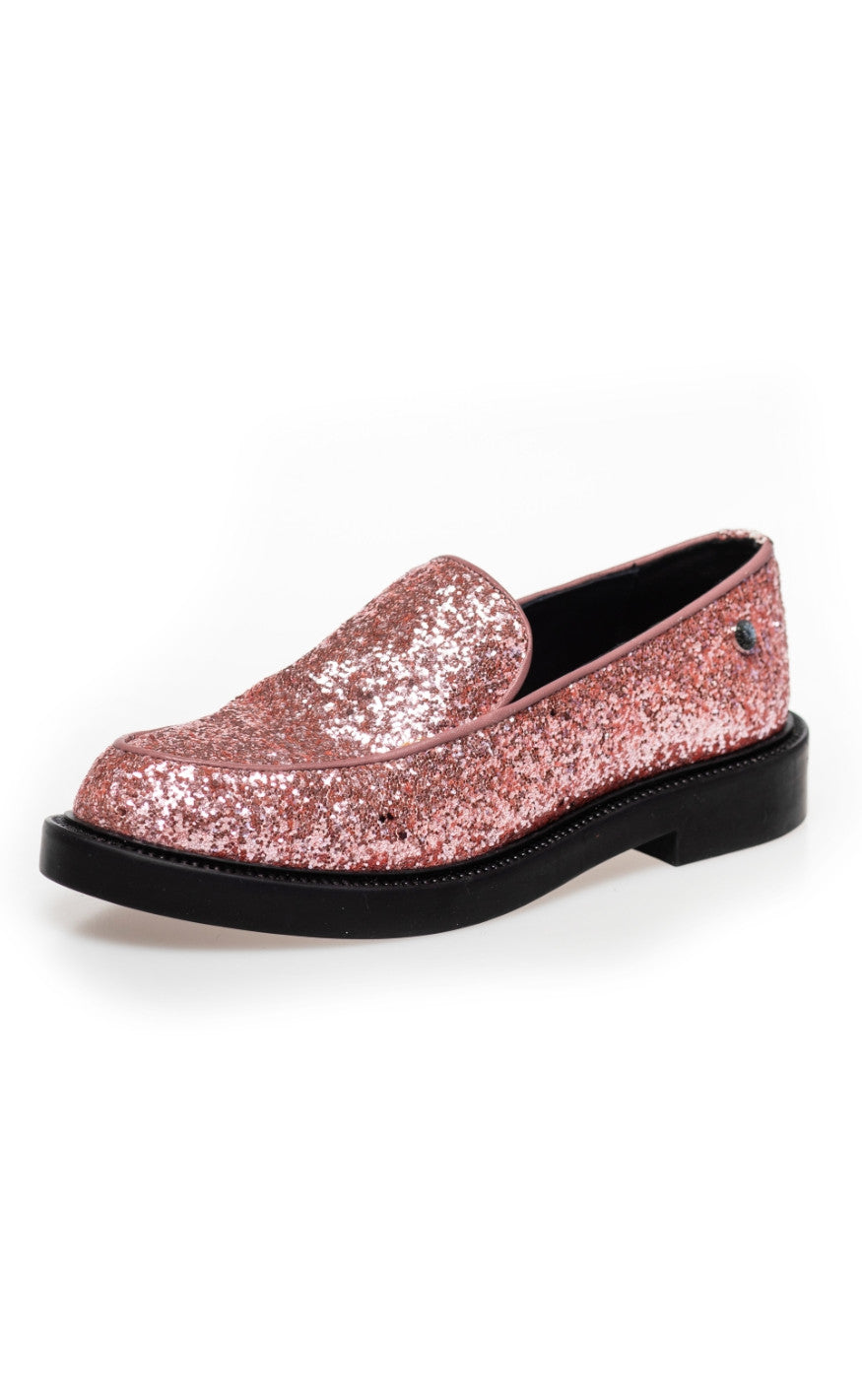 Copenhagen Shoes - Loafer - Rosa Glitter