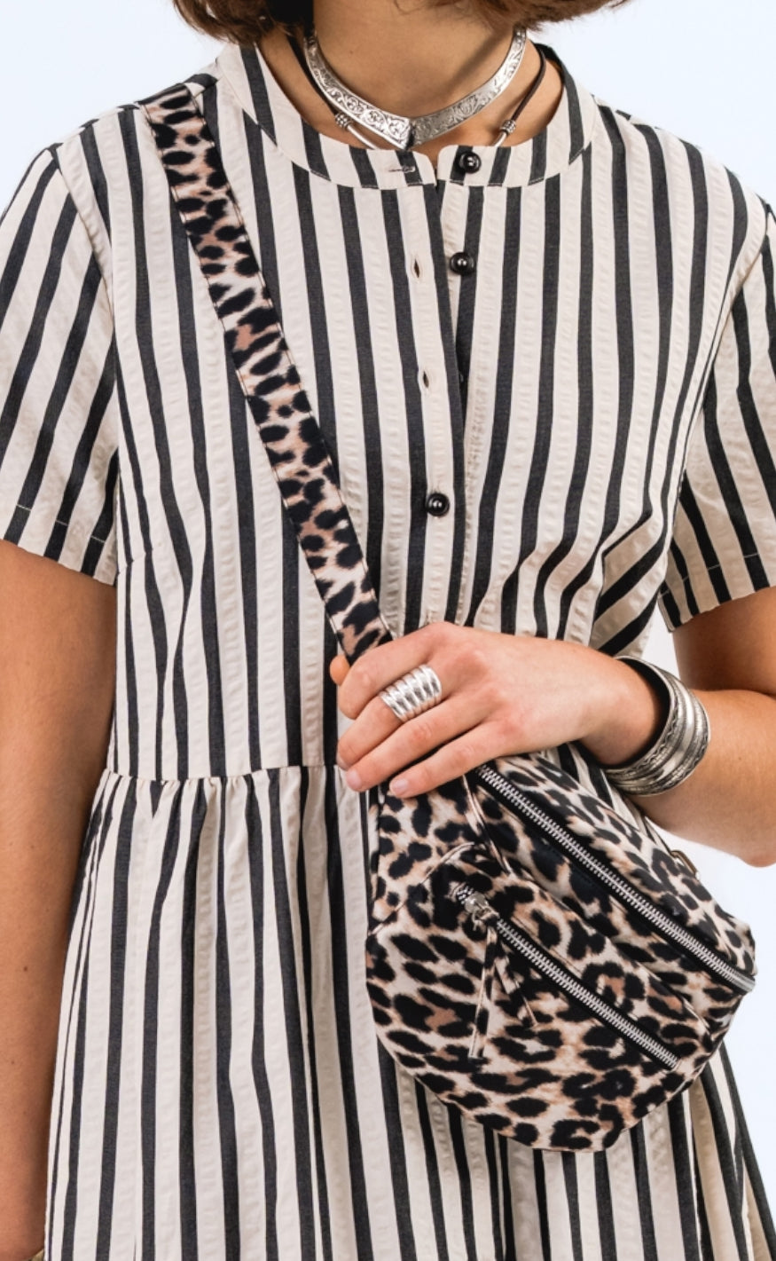 Lollys Laundry Veske - Holly - Leopard Print