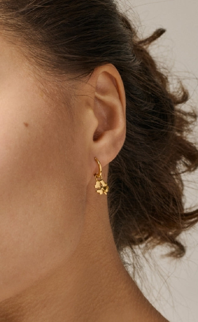 ENAMEL Copenhagen Øreringer - Small Classic Hoops - Gold Colour