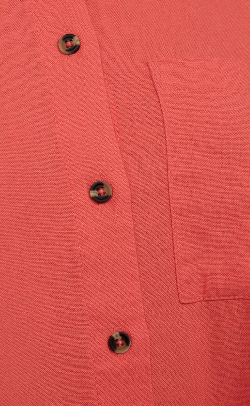 Freequent Bluse - Lava - Hot Coral
