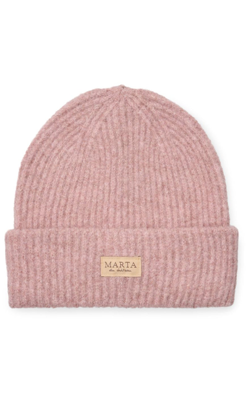 Marta Du Chateau Lue - Rib Beanie - Rose
