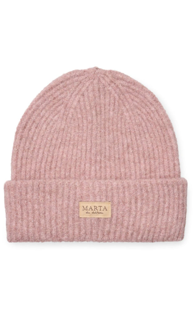 Marta Du Chateau Lue - Rib Beanie - Rose