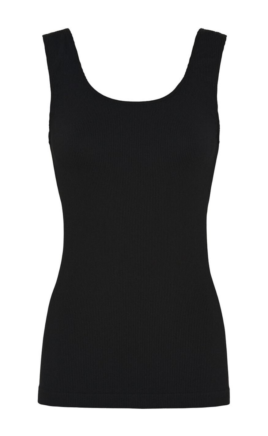 Tim & Simonsen Topp - Tulle Rib - Nero