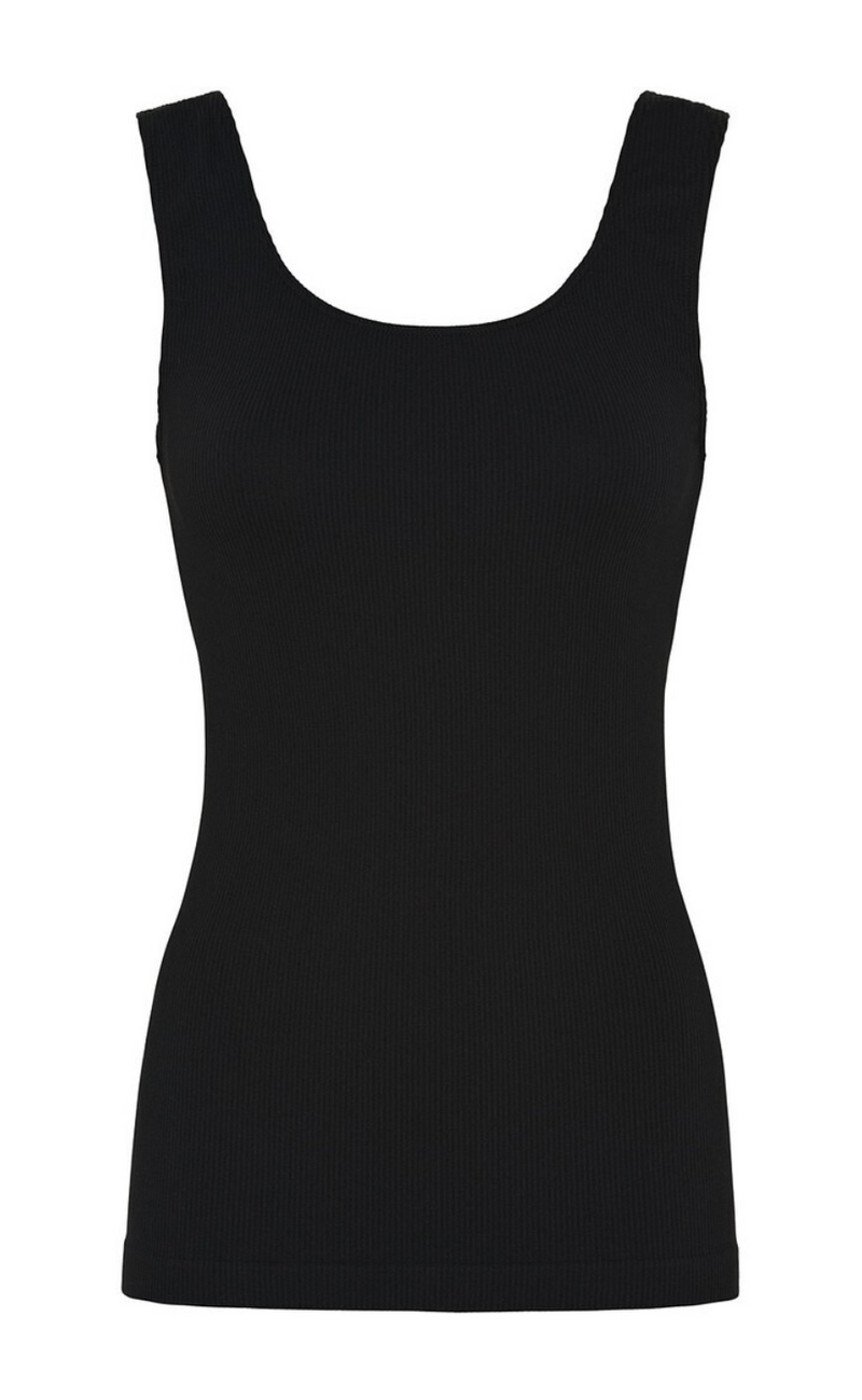 Tim & Simonsen Topp - Tulle Rib - Nero