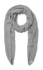 Marta Du Chateau Skjerf - Sunny Scarf - Light Grey Melange