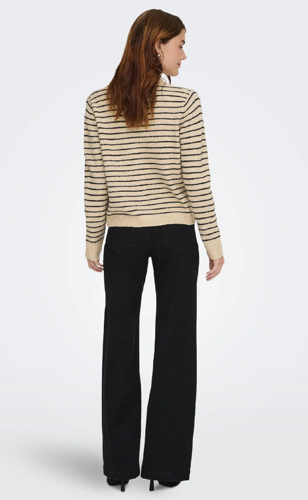 ONLY Cardigan - Chester LS - Humus Niht Sky/Mel/Silver Button