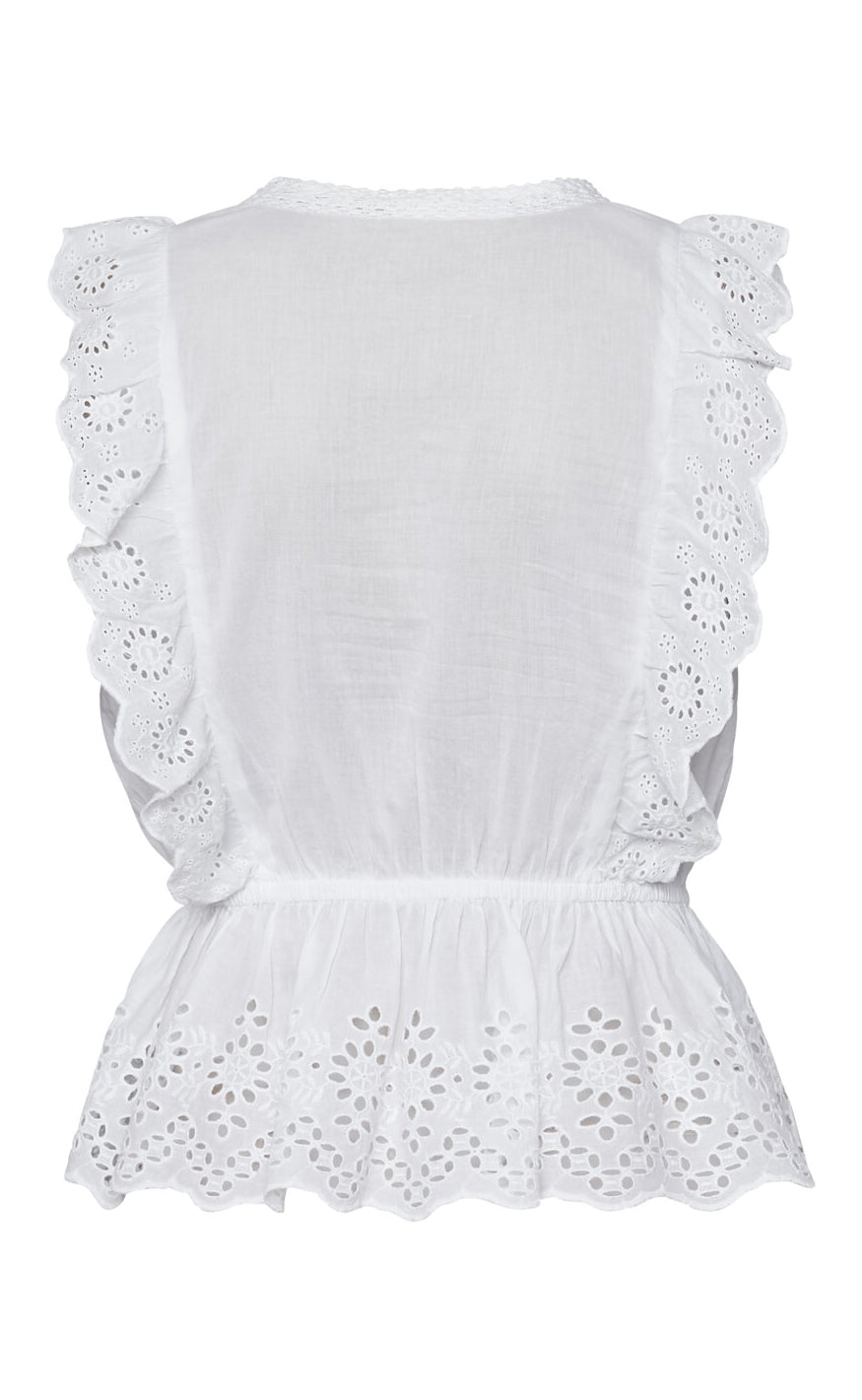 Sisters Point Topp - Ulta SS - White