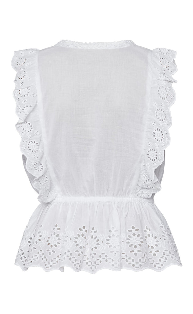 Sisters Point Topp - Ulta SS - White