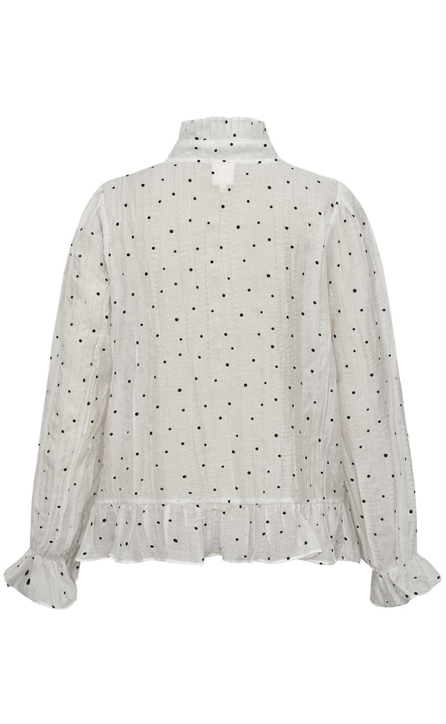 Gossia Bluse - Nazil Lullo - Off-white/Black Dots