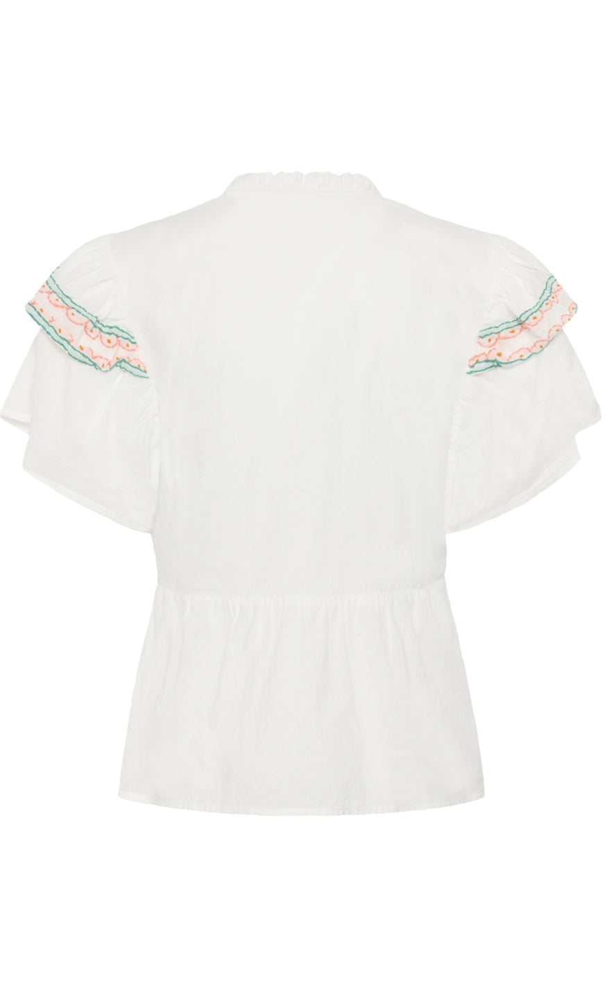 Culture bluse - Lucina - Spring Gardenia
