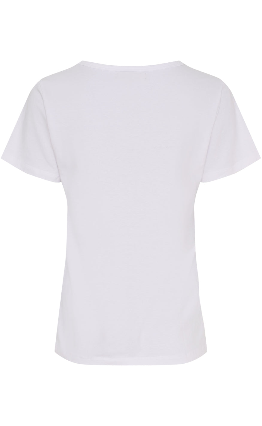 Marta Du Chateau T-shirt - Jeanette -  Optisk White