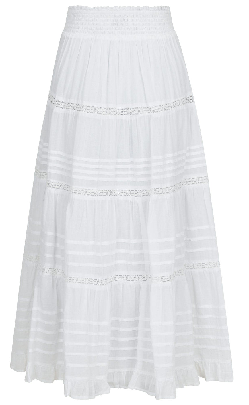 Neo Noir Skjørt - Felicia S Voile - White