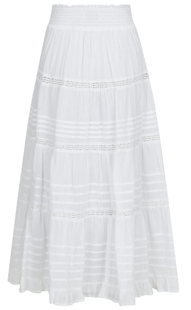 Neo Noir Skjørt - Felicia S Voile - White