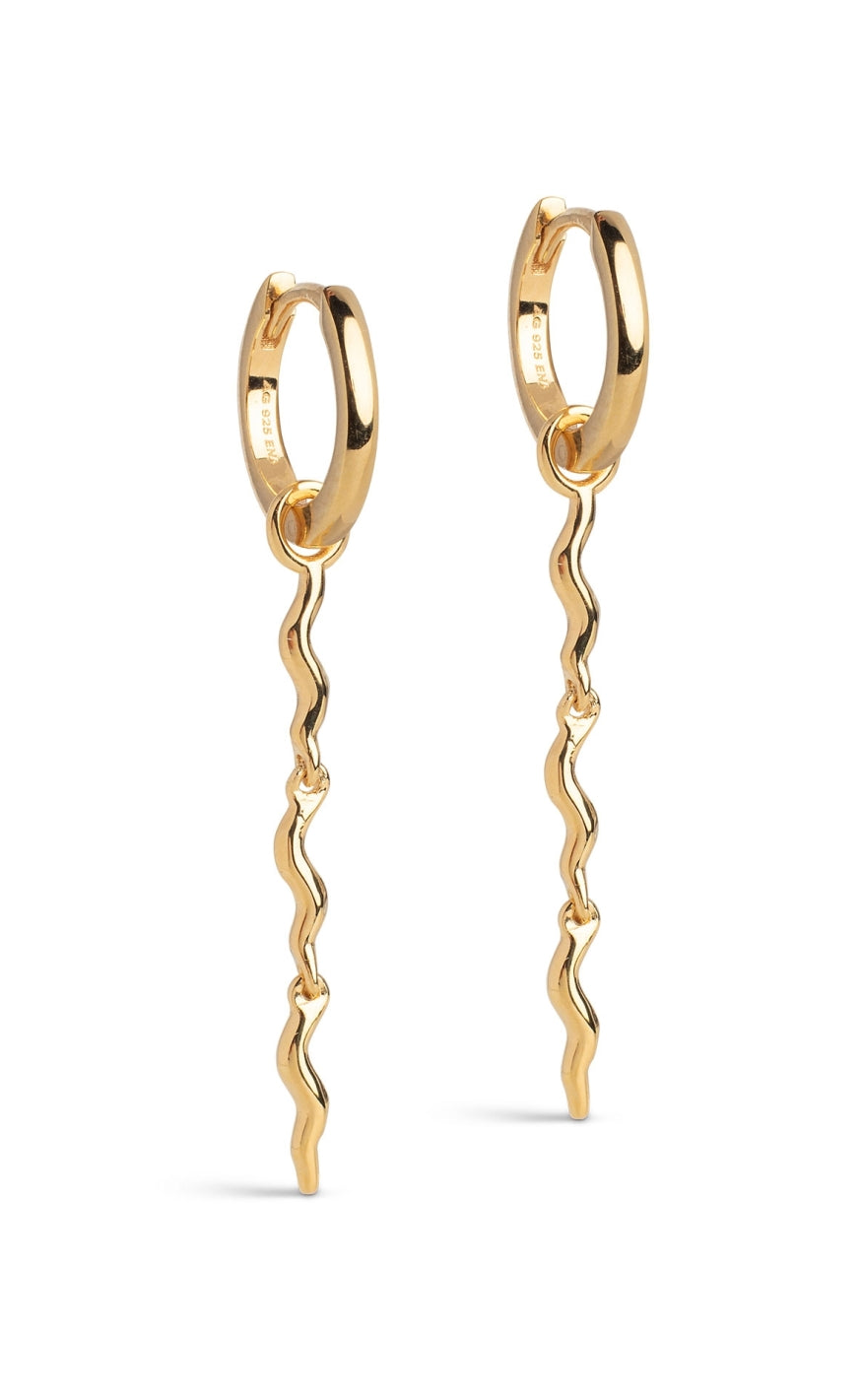 ENAMEL Copenhagen Øreringer - Hydrus - Gold Colour