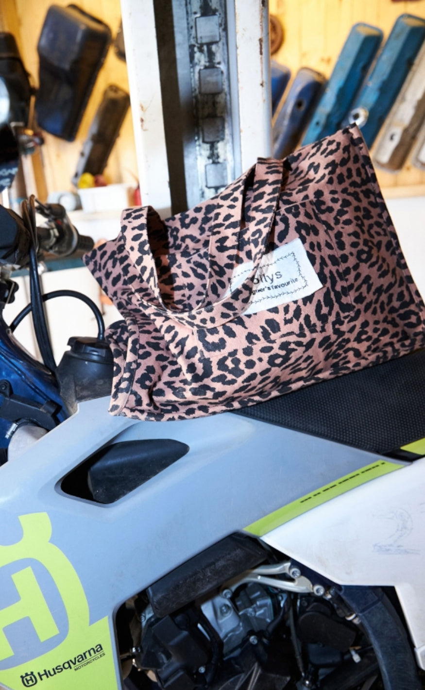 Lollys Laundry Veske - Hydra Shopper Bag - Leopard Print