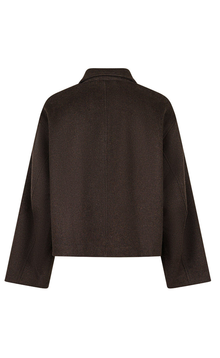 Neo Noir Jakke - Hamra - Dark Brown