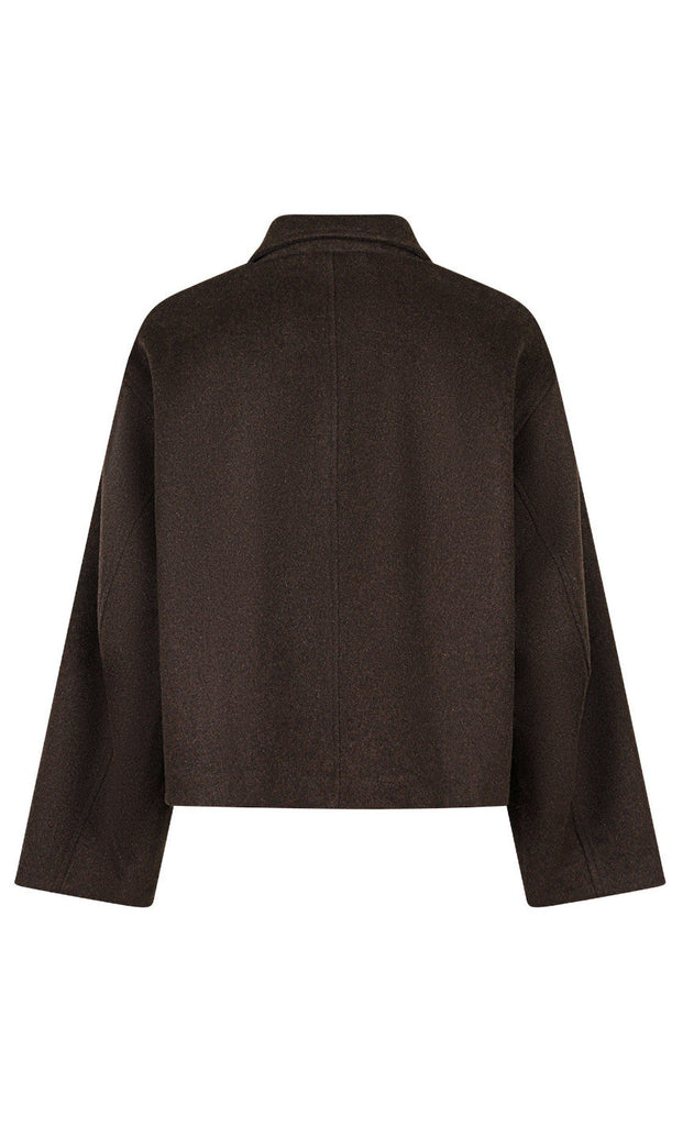 Neo Noir Jakke - Hamra - Dark Brown