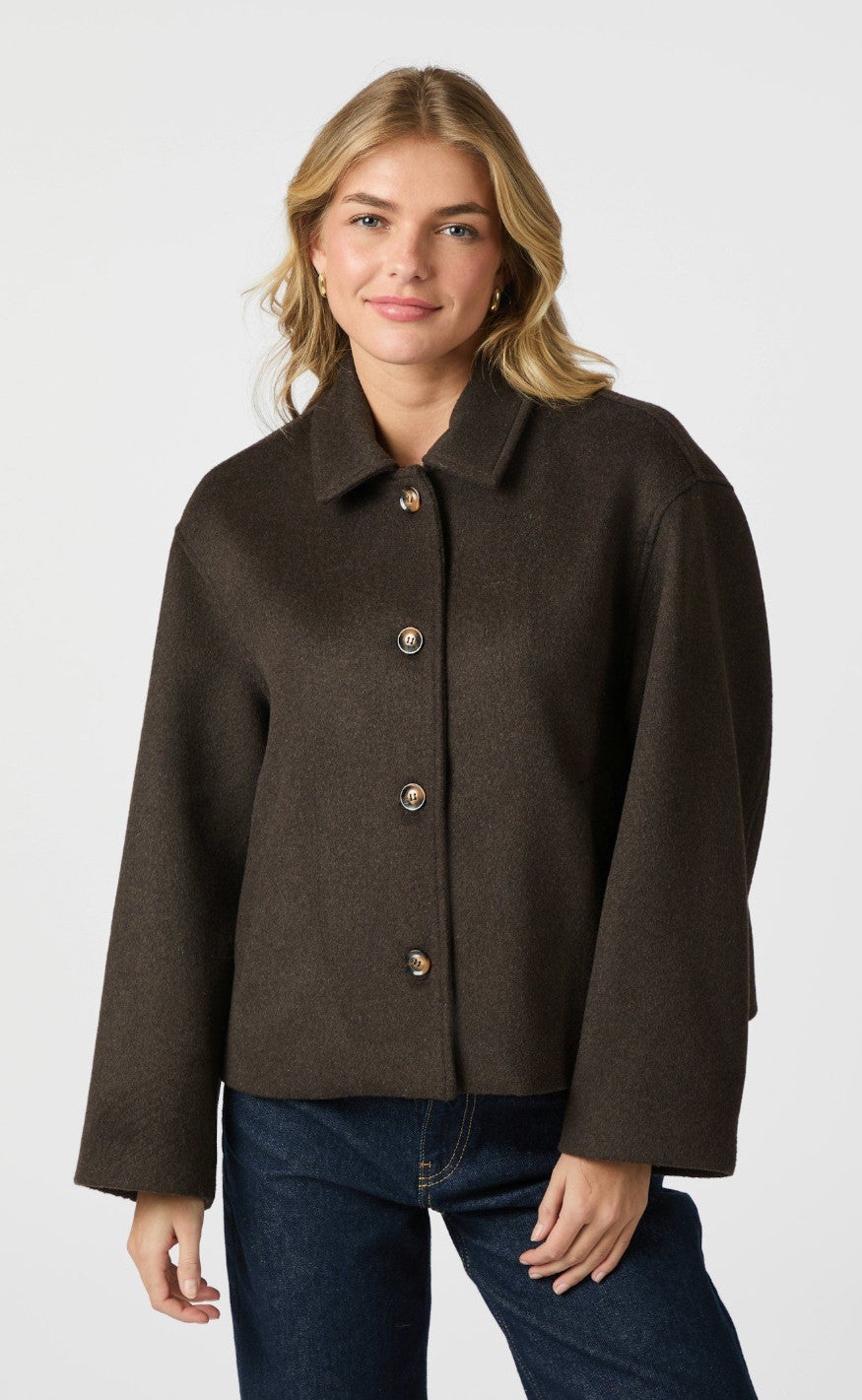 Neo Noir Jakke - Hamra - Dark Brown