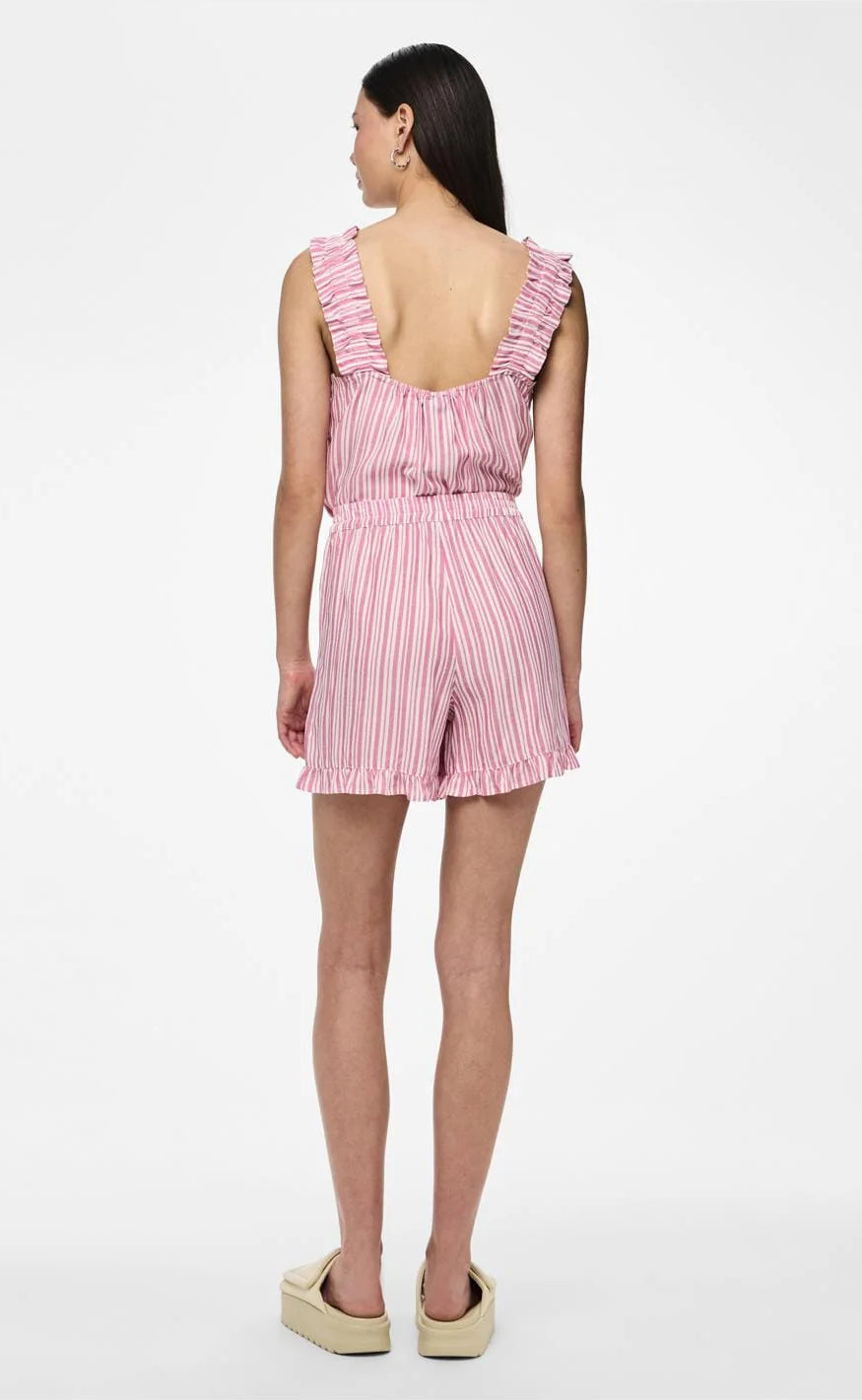 PIECES Shorts - Alvina - Ibis Rose