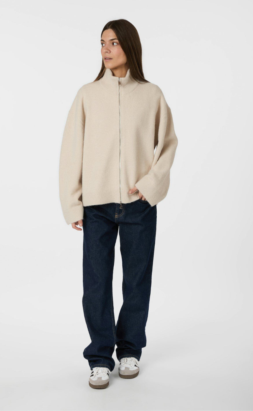 Neo Noir Cardigan - Asley - Ivory
