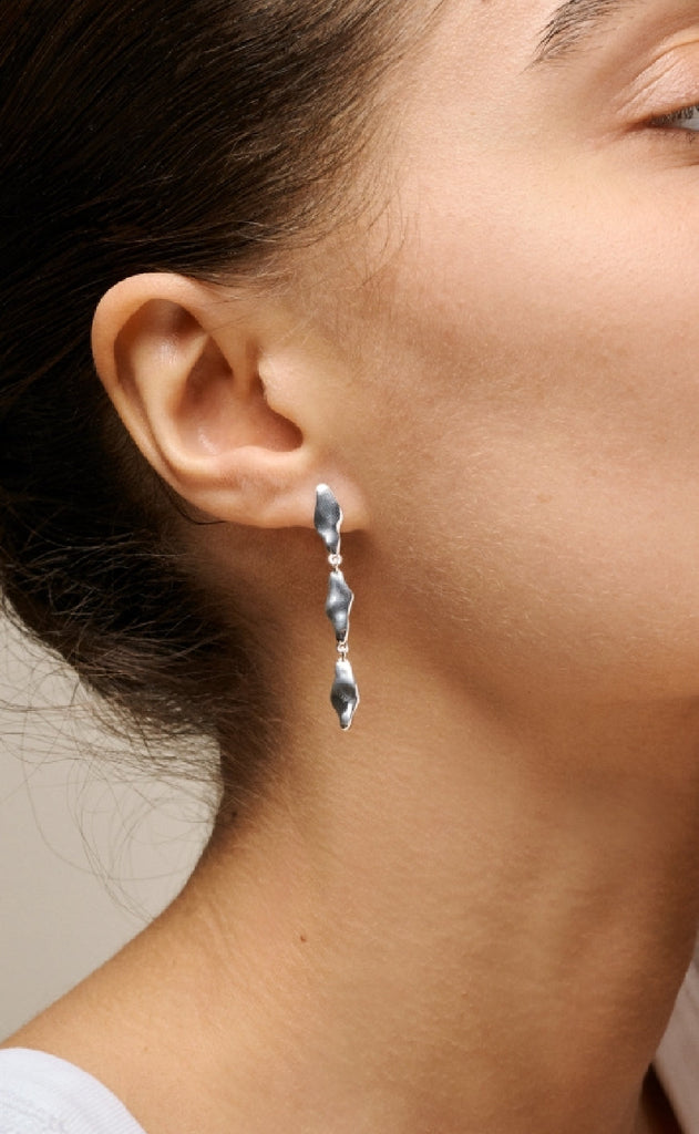 ENAMEL Copenhagen Øreringer - India Medium - Silver Colour