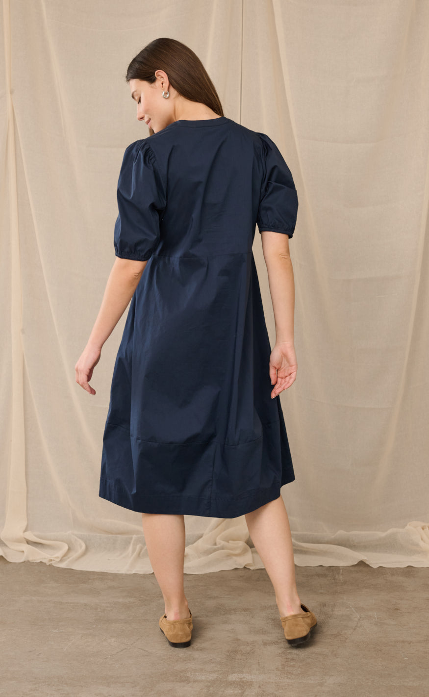 Culture Kjole - Antoinett SS - Blue Iris