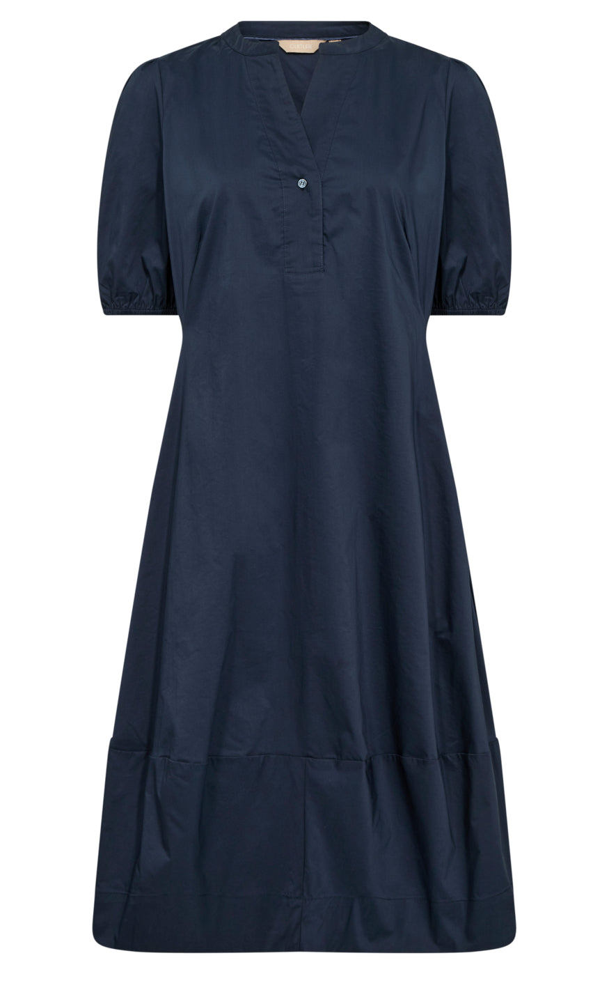 Culture Kjole - Antoinett SS - Blue Iris