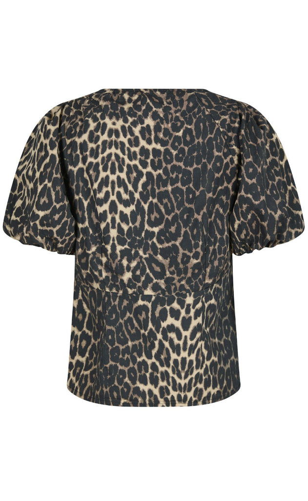 Neo Noir Bluse - Irina - Leopard