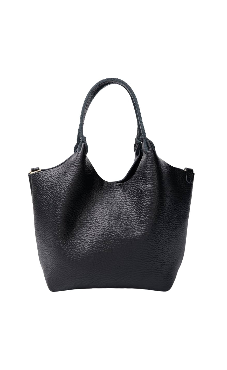 Black Colour Veske - Isolde Leather - Black