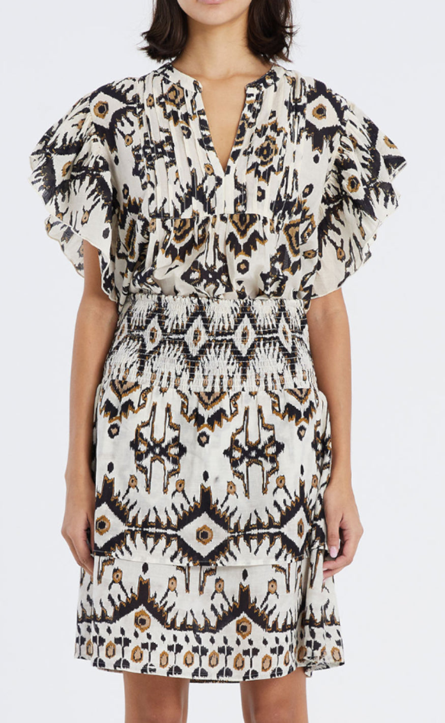 Lollys Laundry Topp - Isabel - Aztec Print