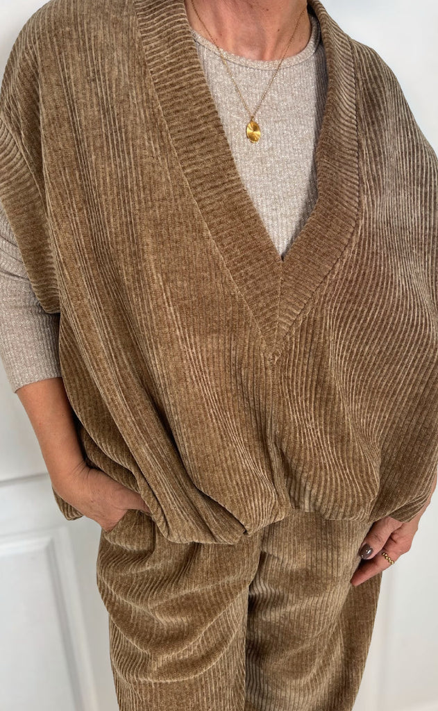 Marta Du Chateau Vest - Isla - Camel99