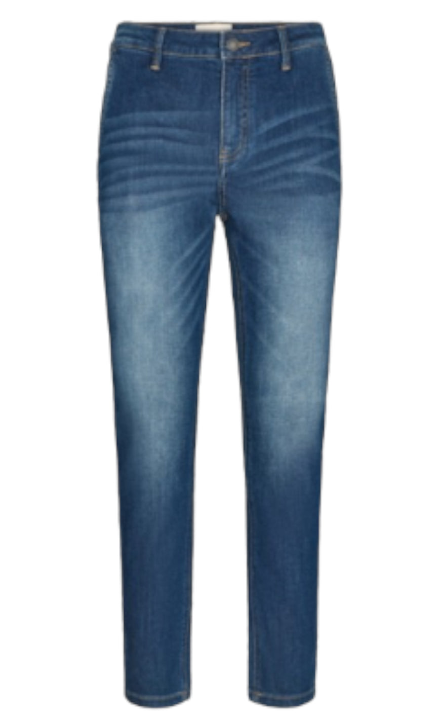 Freequent Bukser - Jane - Medium Blue Denim